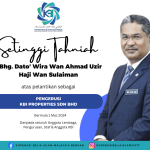 Setinggi Tahniah – YBhg. Dato’ Wira Wan Ahmad Uzir Haji Wan Sulaiman